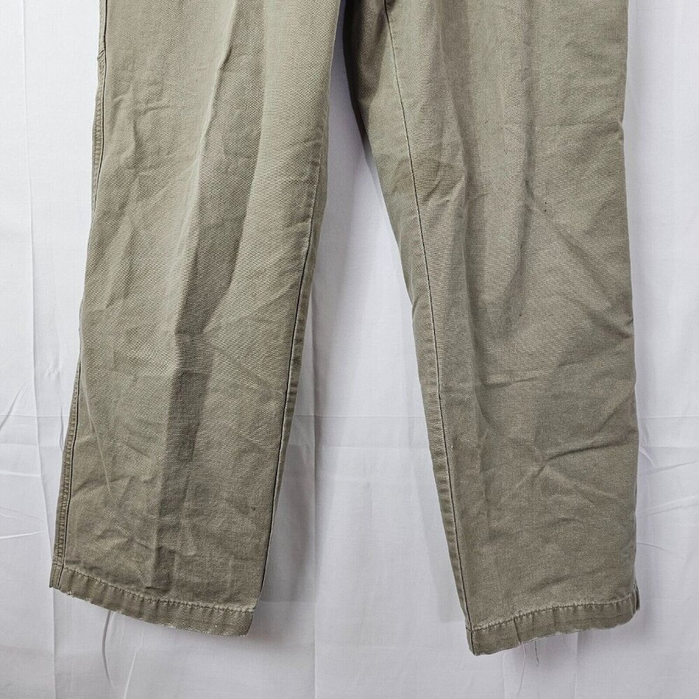 READ Columbia Khaki Pants Mens 34x30 Straight Leg Distressed Outdoor Hiking Y2K - Picture 12 of 14